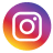 Instagram-Logo mit Regenbogenverlauf im Hintergrund.
